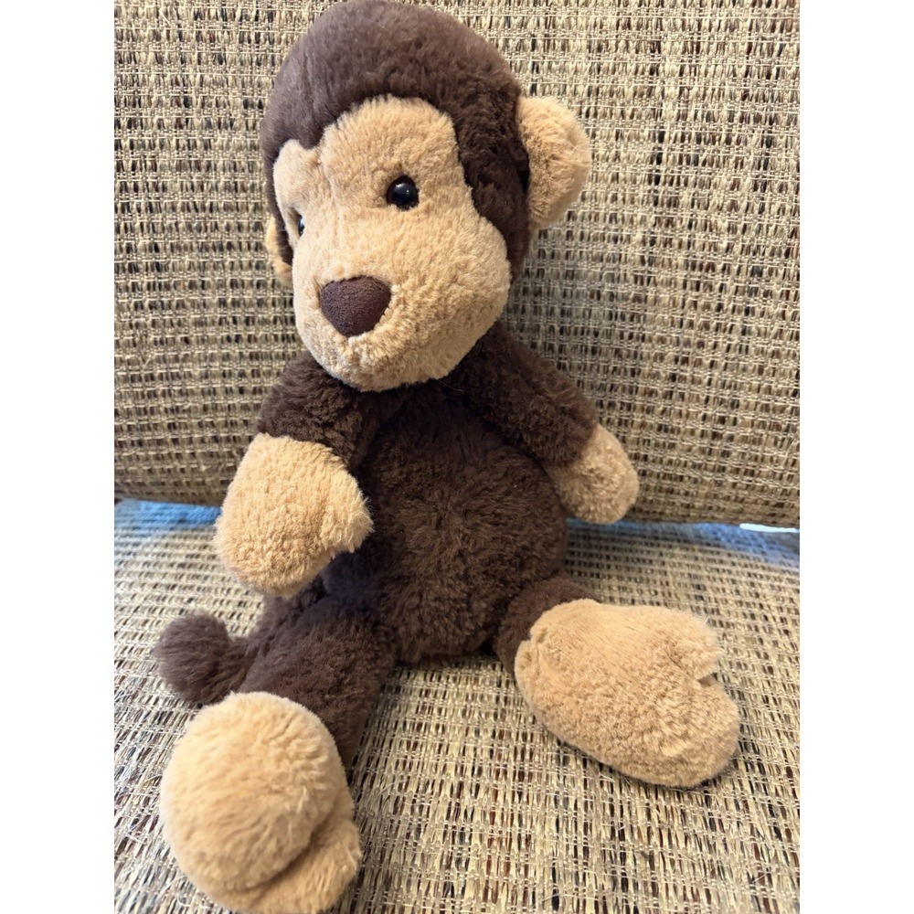 Jellycat Wumper Monkey Plush Stuffed Animal Brown Tan 14" Retired